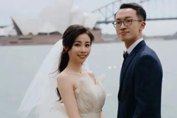 大胃王網紅路路離台1年澳洲嫁了!斯文新郎長相曝光