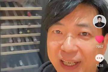 恭喜！港星蔡淇俊內地開新店，眾星現身支持，32元一杯飲料賣到爆