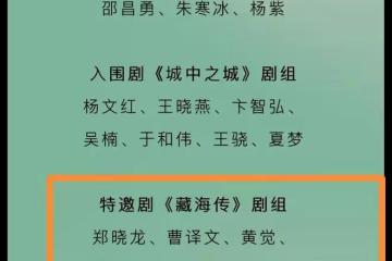 這就是爆劇的排面!《藏海傳》劇組白玉蘭特邀出席,期待明年橫掃