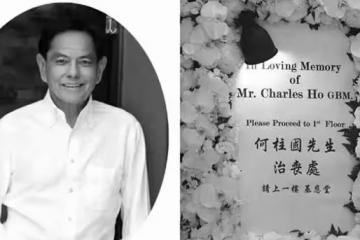 何柱國設靈!香港四大家族都派成員來悼念,伏明霞挽著梁錦松現身