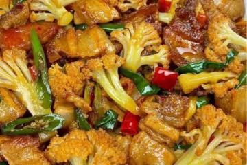 火爆川香乾鍋花菜下飯