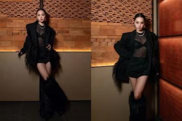 蔡依林透明薄紗黑Bra美胸外露 性感曲線被看光!網驚:美麗讓我失了魂