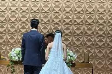 安芝儇「正妹經紀人」結婚了！超美白紗照曝　啦啦隊女神全到場