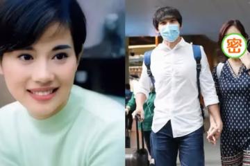 陳松伶身材好垮，穿緊身衣暴露身材，和小8歲丈夫同框好似兩代人