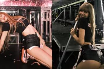 BLACKPINK Lisa裙底視角遭拍！「一片肉色」掀熱議　粉絲驚：有穿嗎