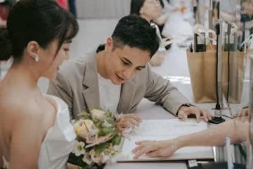 恭喜!曾子余結婚了「娶回交往2年圈外女友」 納豆、黃鐙輝見證幸福