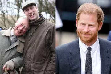 威廉王子與查爾斯國王同慶三獅軍團勝利!
