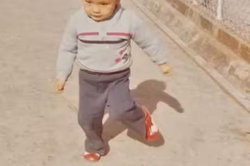 TVB視帝大曬兒時踢球萌照！身形圓潤十分可愛！小14歲太太童年更是美人胚子！