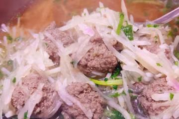 冬之暖湯「牛肉丸子蘿蔔絲湯」
