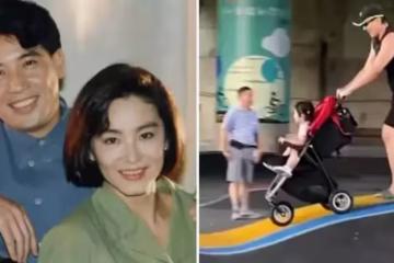 76歲秦漢現身公園，陪4歲孫女玩滑板車「孫女呆萌可愛」很像爺爺，年輕時風流倜儻，晚年兒孫繞膝：人生足矣