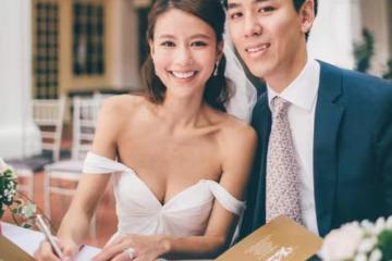 前港姐大曬婚照慶祝結婚9周年!曾備受力捧卻突然退圈!生兩女身形纖瘦如少女