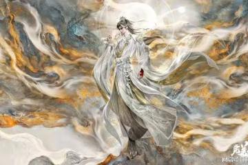石昊新造型公布,身穿白衣好帥,還以身為種,頭上還有小細節