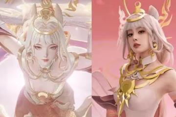 當女明星cos王者榮耀,戚薇御姐天花板,賈玲畫風突變!