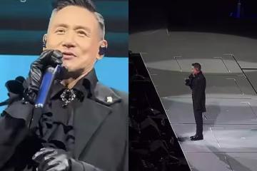 張學友東莞開唱破音！道歉「我想中止演唱會」數萬歌迷打氣：不要走