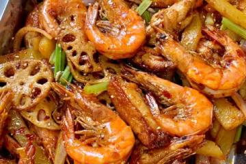 干鍋雞翅香辣蝦🍤