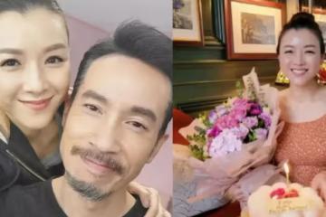 41歲陳茵媺與友人慶生,明顯圓潤飄孕味