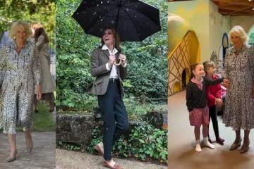 卡米拉王后驚艷雨中，凱特卻成了配角？婆媳爭奪戰升級！