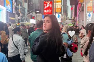 TVB小花美國開學兩周!稱還沒碰見槍擊案!去唐人街排遣思鄉情緒!