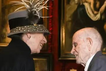 106歲二戰老兵獲英國公主授勳！北愛爾蘭見證感人一幕，全網致敬