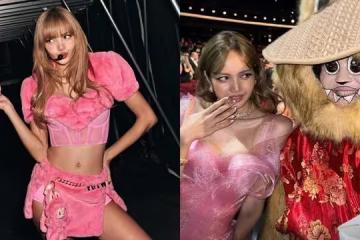 Lisa合照真人版Labubu! 「驚恐捂嘴」錯愕表情全被拍