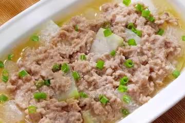 肉末蒸冬瓜