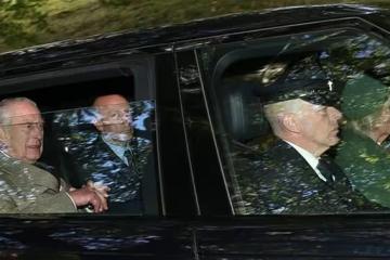 查爾斯三世教堂亮相,哈里再轟王室「灰衣人」阻和解!