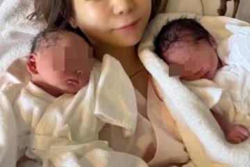 快訊／中川翔子生了！首曬照「兩手緊抱雙胞胎」性別體重大方公開