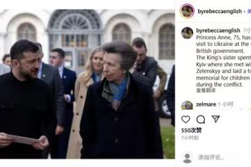 安妮公主意外訪問烏克蘭，查爾斯國王行動引關注！