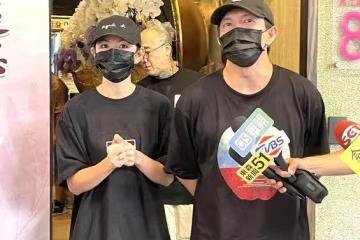 在顏正國靈堂待6小時⋯李千娜黃尚禾神情哀傷露面