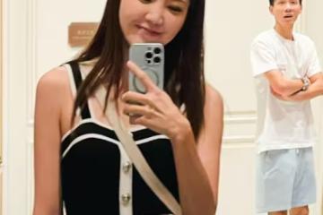 TVB女星罕見曬性感泳裝！結婚周年竟與另一猛男手牽手！直呼折騰累到不行！