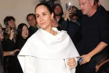 梅根回歸巴黎時裝周，緊急趕回家陪伴孩子！