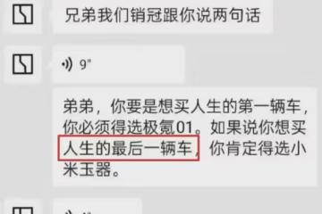 「買小米就是買命？」極氪銷售的這句話，到底是實話還是詛咒？