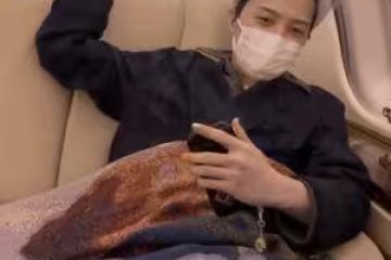 天王GD搭私人飛機深夜來台！　「豪華內部公開」鏡頭拍到