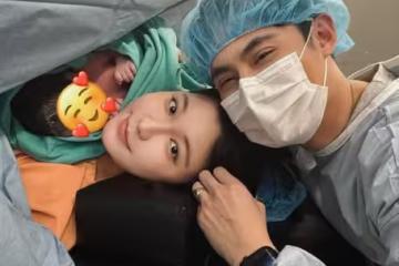 陳奕當爸甜曬一家三口合照　放閃老婆：再可愛小三也搶不走正宮
