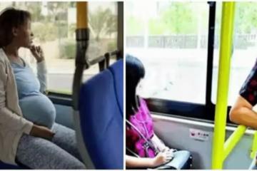 公車上孕婦拒絕讓座，大媽張口就罵:「孩子早晚得掉」！孕媽氣炸「反嗆超解氣」眾人：積點口德吧！
