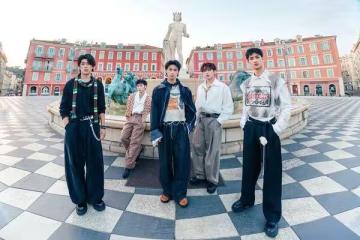 男團FEniX回來了！　「南法街頭嗨跳」帥到遊客暴動