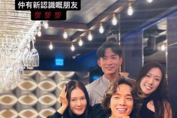 56歲李麗珍近照曝光,攜女兒跟男明星吃飯,母女顏值差距明顯