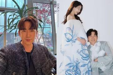 神話李玟雨當爸了！　小11歲日本妻順產嗨曬照：一家四口都幸福吧
