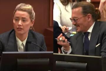 Amber Heard嗆「有罪才不敢看我」　Johnny Depp苦笑：就不想看啊！