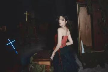 「水彈女王」權恩妃 紅色喜氣造型首登高雄跨年