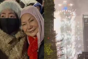 沒有大S的首個跨年!小S照慣例「帶S媽看煙火」母女哭紅雙眼 背景音惹鼻酸