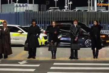 金唱片首組藝人出發來台！他們全身黑現機場　CORTIS晚上接力抵台