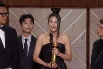 金球/《Kpop 獵魔女團》得獎了!原唱上台落淚…感性感言全場鼓掌