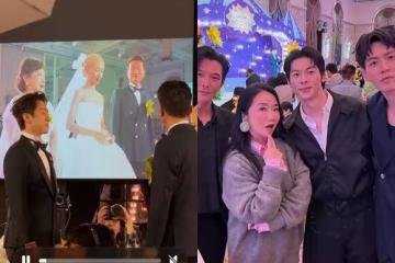 LuLu婚禮「湊齊夢幻3大男神」! 陶晶瑩同框嗨了:台灣三座發電機