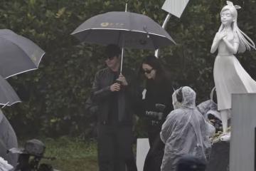 謝欣穎、王柏傑穿全黑共撐一把傘追思大S！被問舊情復燃回應了