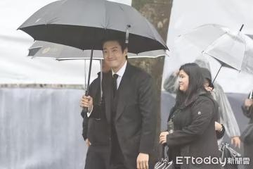 崔始源也來看大S！日本被拍到已經穿全身黑 ，下飛機直奔金寶山