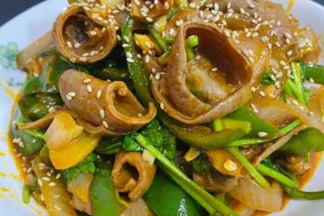 韓式辣炒牛腸