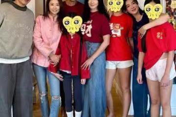 林心如罕見同框9歲愛女！基因太強⋯小海豚「筆直腿全被拍」暴風抽高