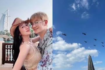 港星夫婦受困杜拜「電話打不通」！滿地飛彈殘骸　女兒淚：要平安回來
