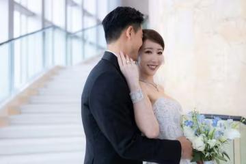 TVB前性感女星舉行婚禮！港姐好友擔任伴娘！豐滿身材十分搶眼！